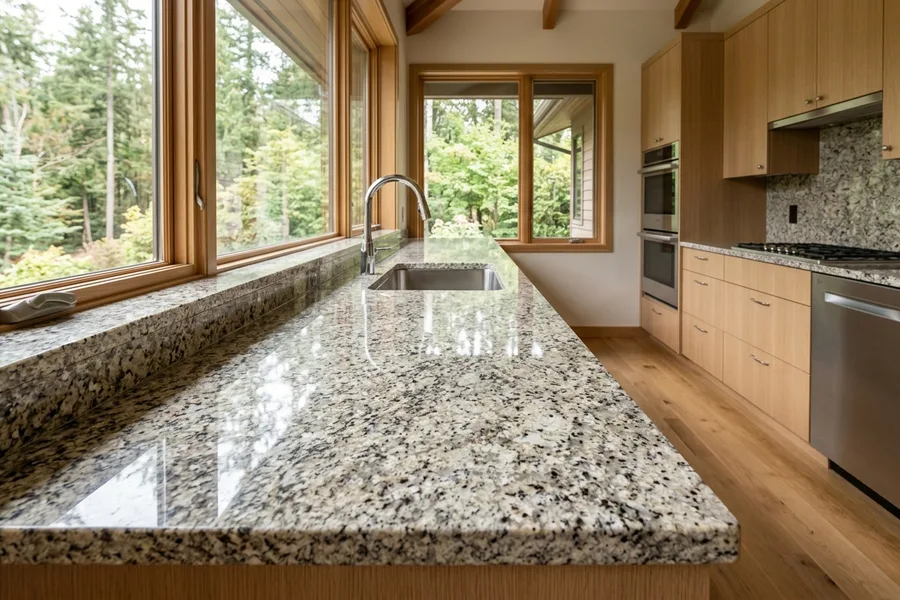 Granite Countertop Cleaning, after cleaning